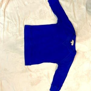 Blue, three-quarter length sleeve, Jones New York shirt (sport)